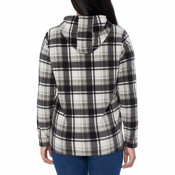 O'Neill Womens' Half Zip Polar Fleece Hoodie - Picture 2 of 4